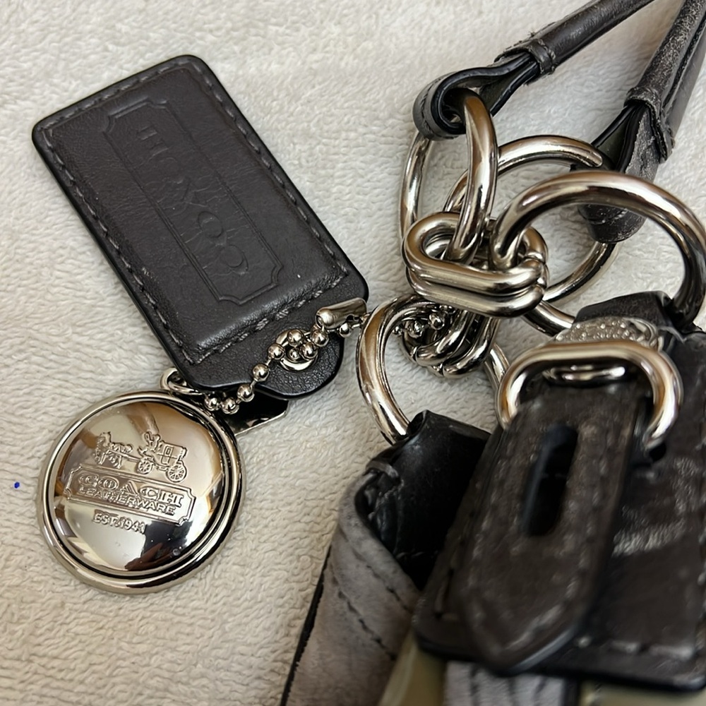 COACH Madison Maggie inlayed patchwork bag - Picture 5 of 13